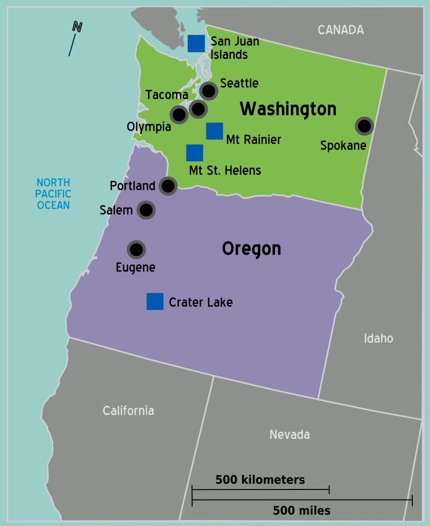 File:map-Usa-Pacific Northwest01 - Wikimedia Commons intended for Map of the Pacific Northwest USA