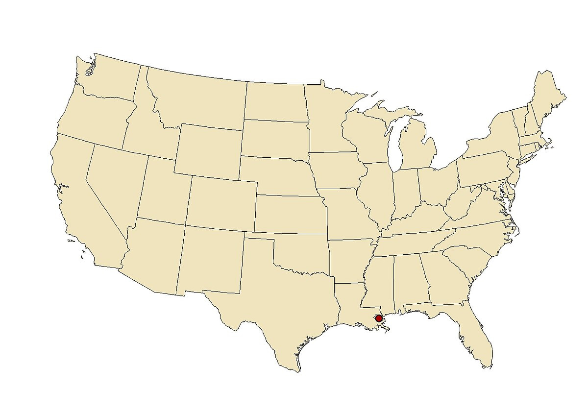 File:new-Orleans-Map - Wikimedia Commons with Map Of Usa Showing New Orleans