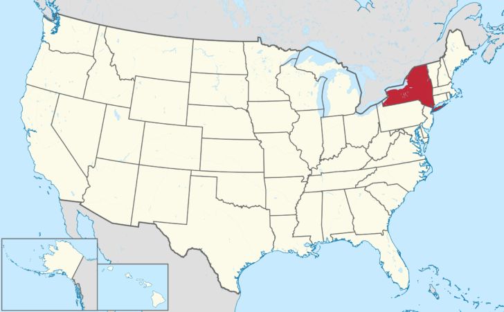 Where Is New York On the Map of USA