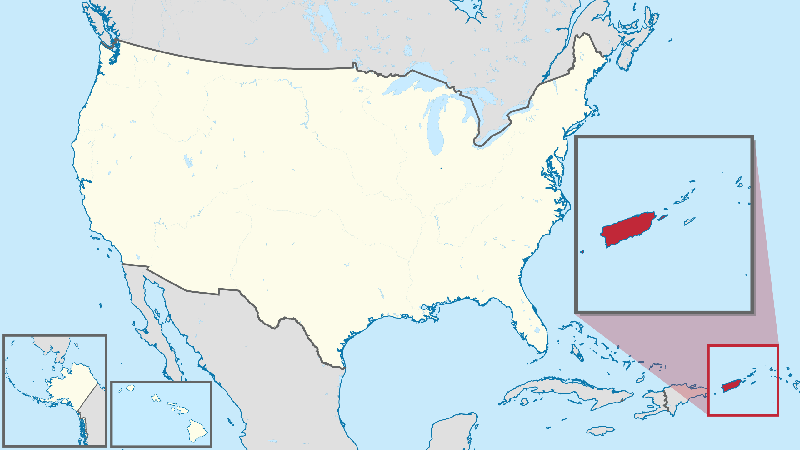 File:puerto Rico In United States (Zoom) (Us48+2).Svg - Wikimedia pertaining to Puerto Rico On Map of USA