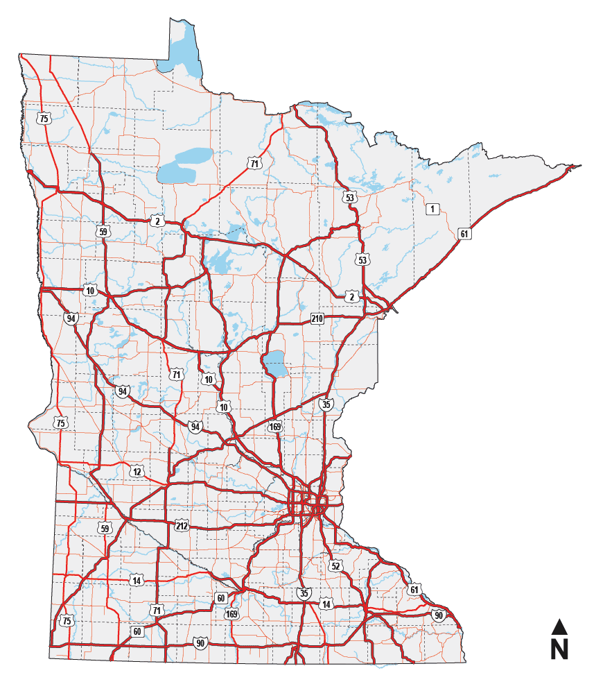 Find A Rest Area In Minnesota - Safety Rest Areas &amp;amp; Waysides within Map of USA Highway Rest Areas