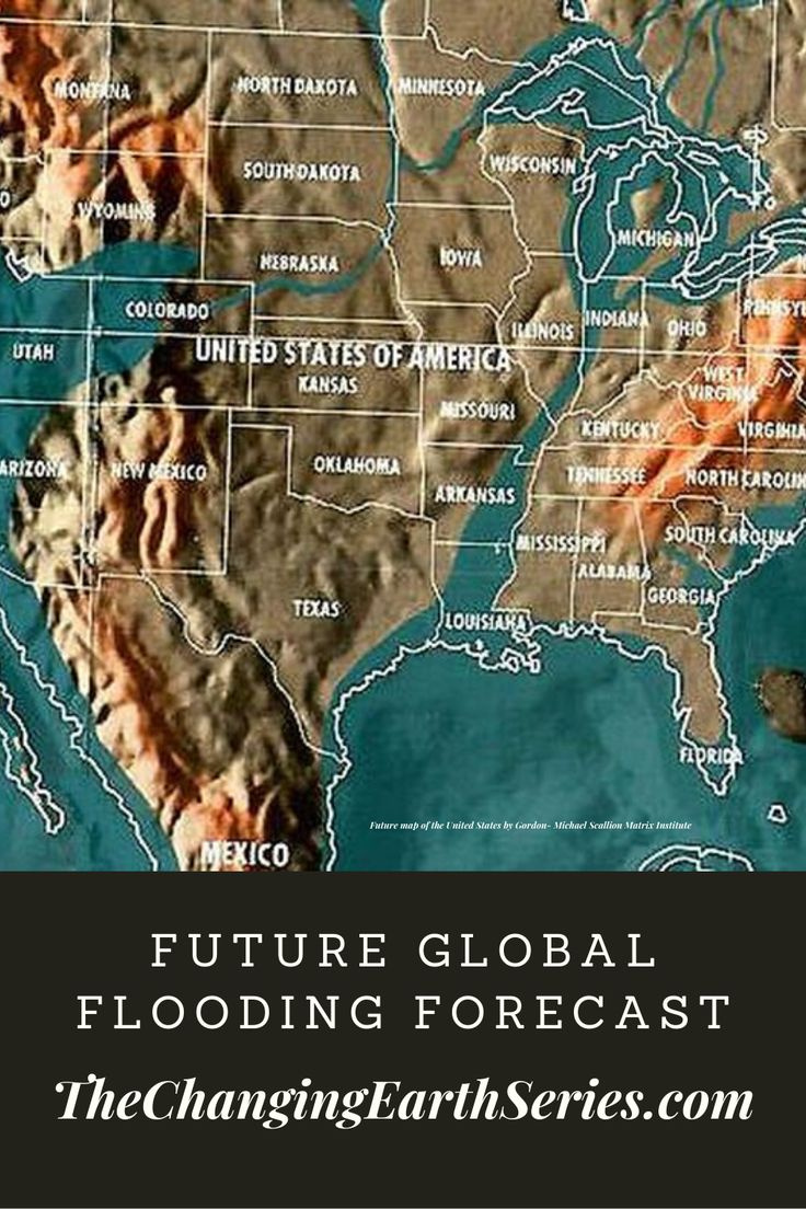 Future Global Flooding Forecasthope On The Horizon Ch 13 inside Edgar Cayce Future Map of USA