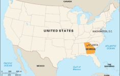 Georgia | History, Flag, Facts, Maps, & Points Of Interest within Map of State of Georgia USA