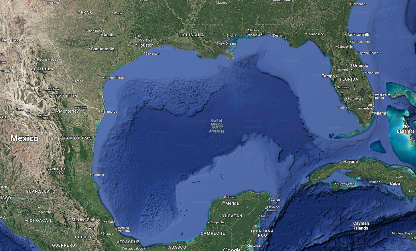 Google Maps: Golf Von Mexiko Heisst Jetzt Golf Von Amerika | Tages regarding Google Map Of Usa And Mexico