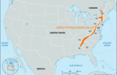 Great Appalachian Valley | United States, Map, & Facts | Britannica inside Map Of Usa Showing Appalachian Mountains