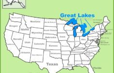 Great Lakes Location On The U.s. Map – Ontheworldmap with regard to Great Lakes On Map of USA