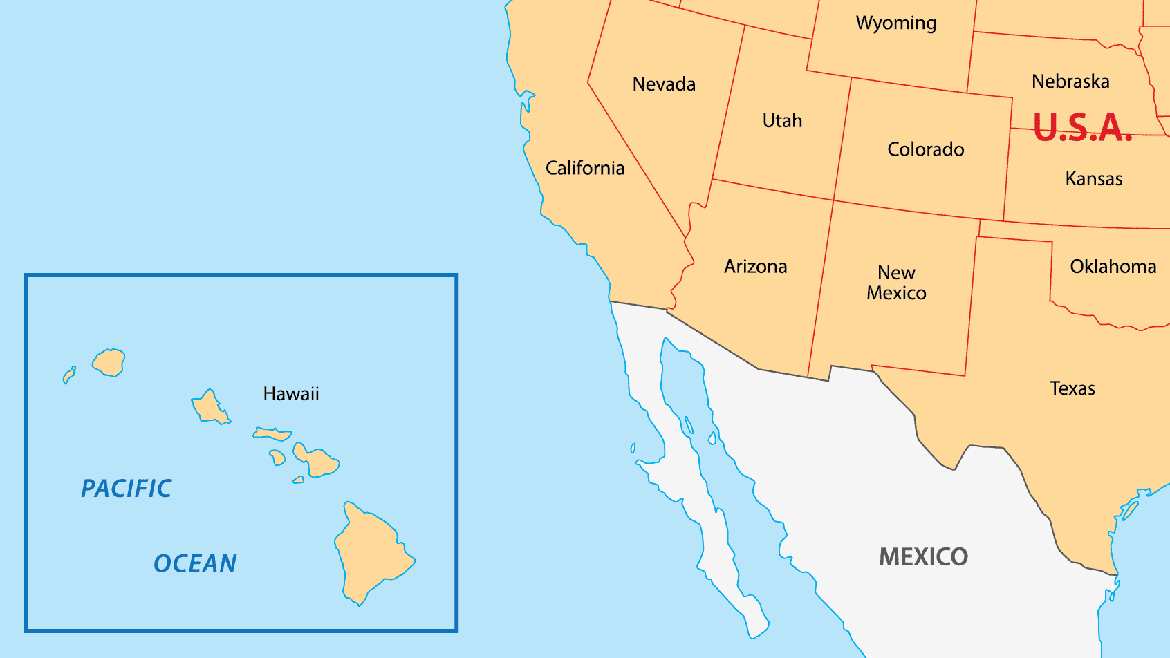 Hawaii Counties Map | Mappr for Map Of Hawaii Next To Usa