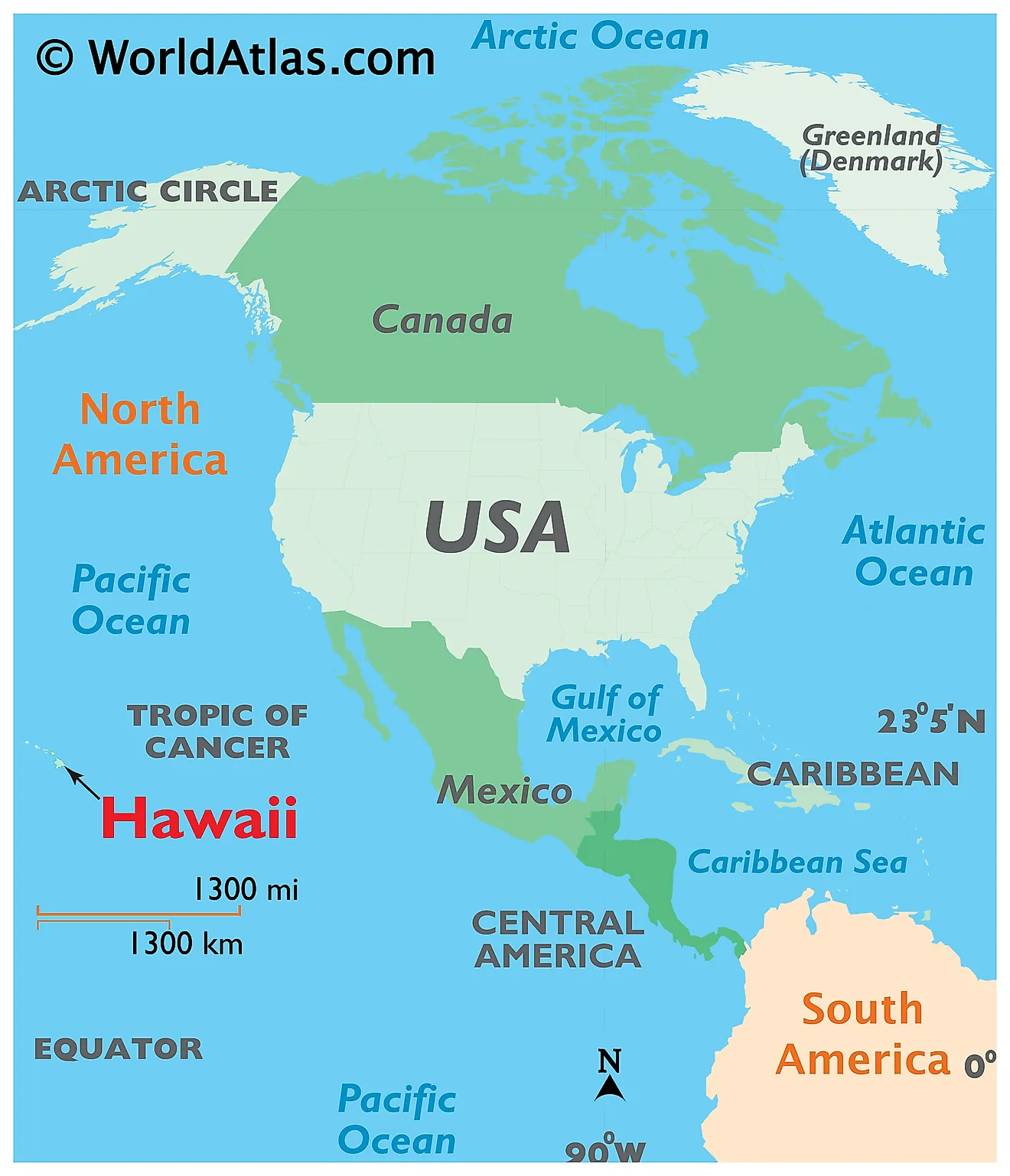 Hawaii Maps &amp;amp; Facts - World Atlas pertaining to Map Of Hawaii And Mainland Usa