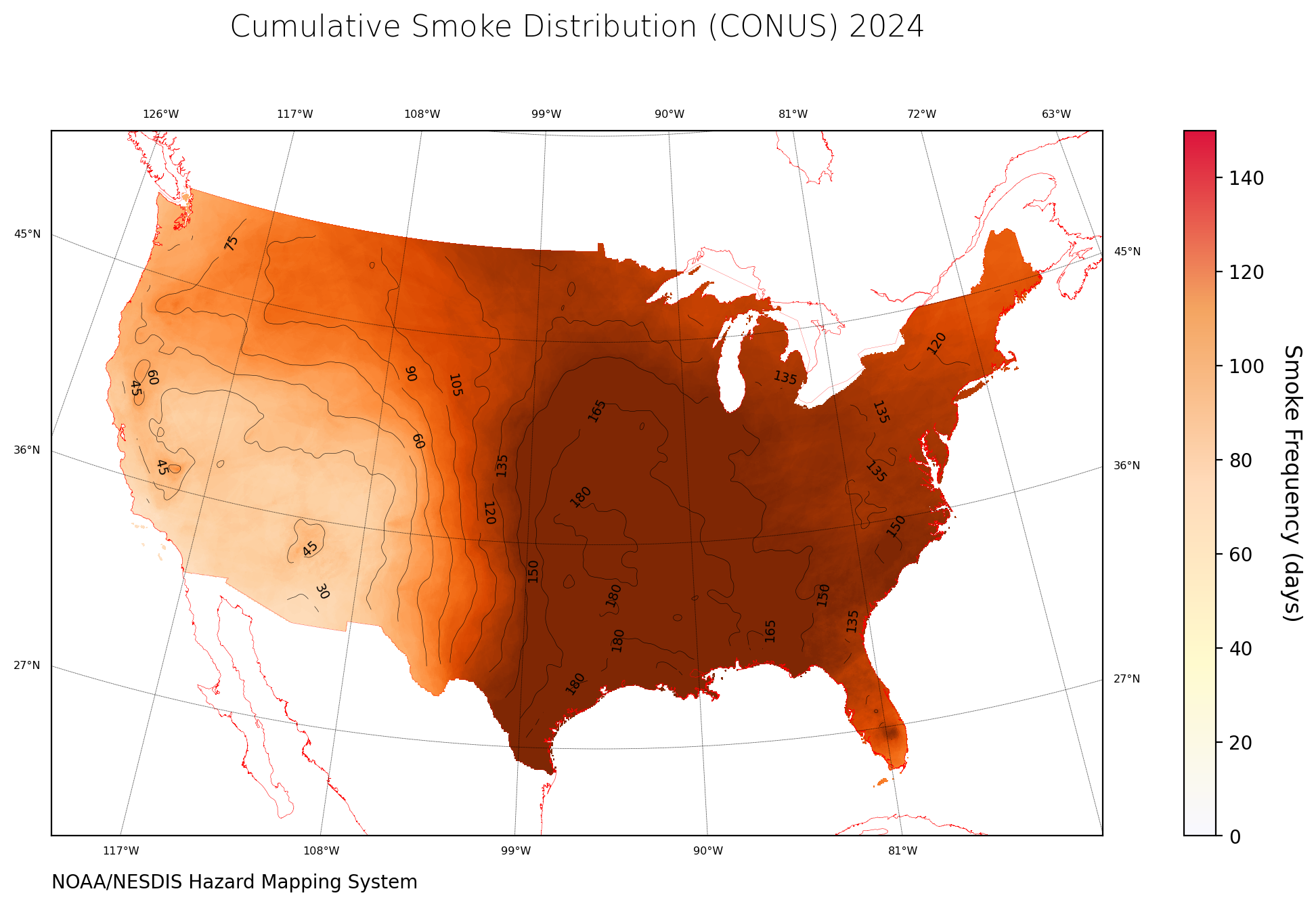 Hazard Mapping System | Ospo regarding Map of Wildfires In USA Today