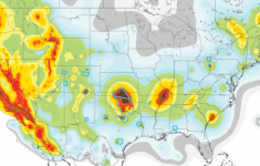 Heartland Danger Zones Emerge On New U.s. Earthquake Hazard Map for Map Of Fault Lines In The Usa