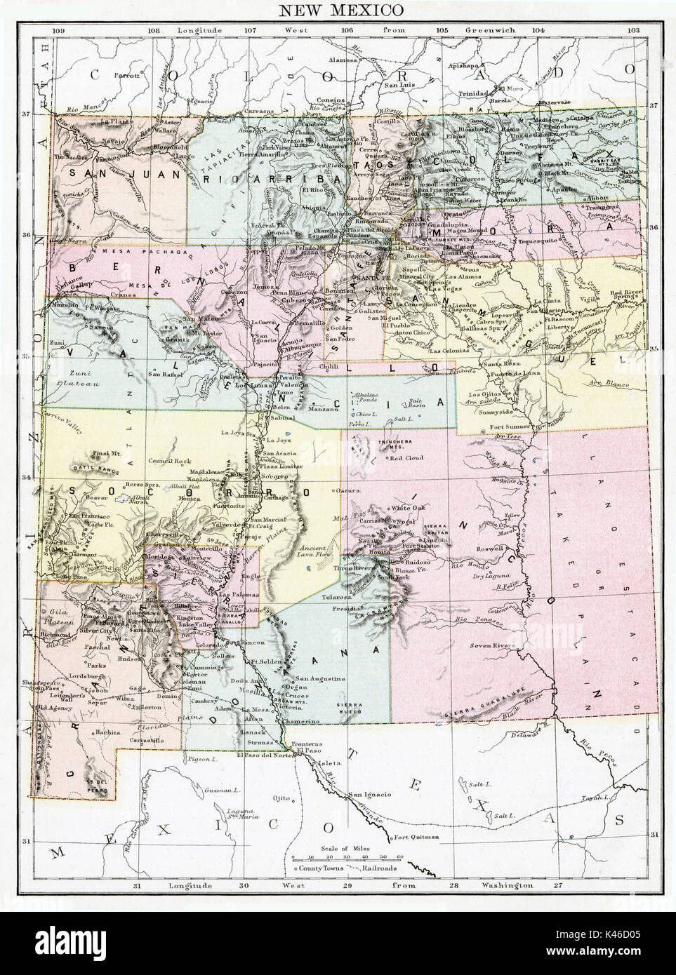 Hobbs New Mexico Map Hi-Res Stock Photography And Images - Alamy within Map Of Hobbs New Mexico Usa