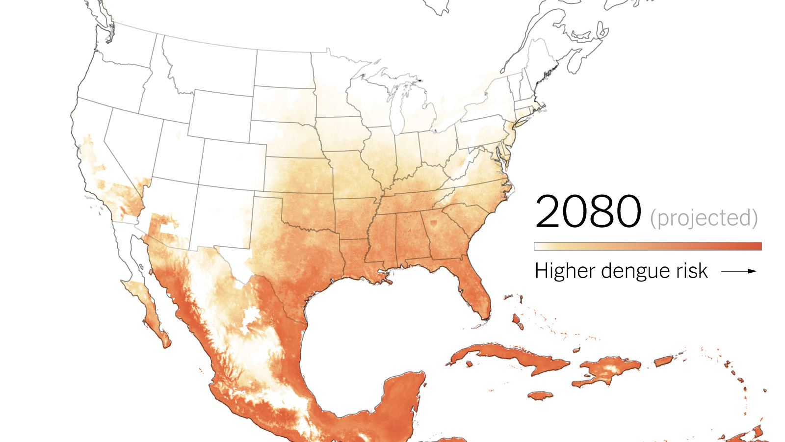 How Dengue, A Deadly Mosquito-Borne Disease, Could Spread In A regarding Map of Dengue Fever In USA