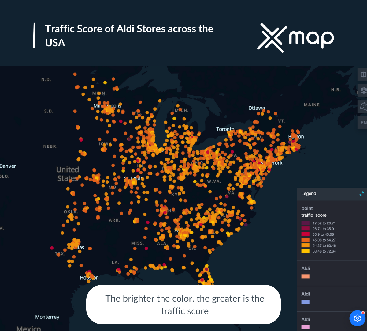 How Many Aldi Stores Are In The Usa? Key Facts &amp;amp; Stats with Map Of Aldi Stores In Usa