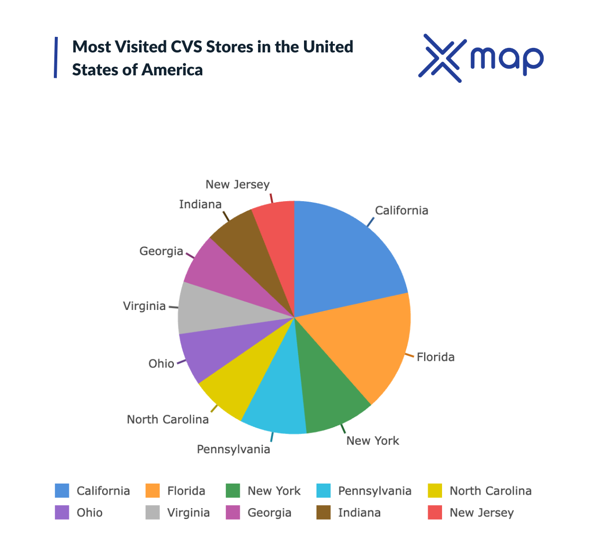 How Many Cvs Stores Are In The Usa In 2025? | Xmap Ai in List Of Cvs Stores Closing In 2025 Usa Map