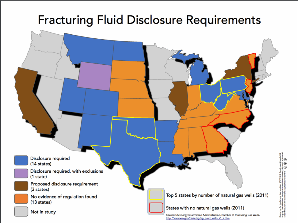 Kansas Fracking Map Map of Fracking In the USA