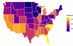How To Create A Map Using Ggplot2: The Best Reference – Datanovia in R Plot USA Map with Different Cluster of States