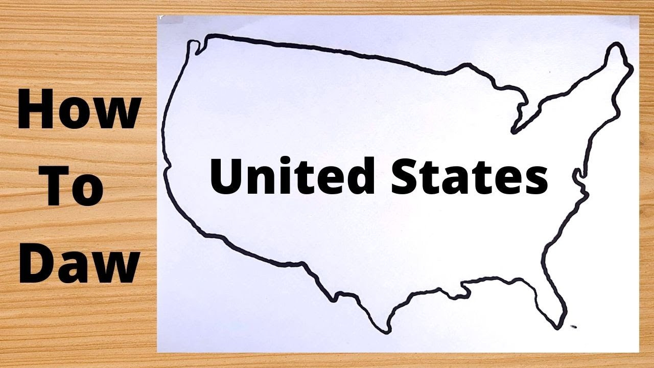 How To Draw Map Of America inside How To Draw A Map Of Usa