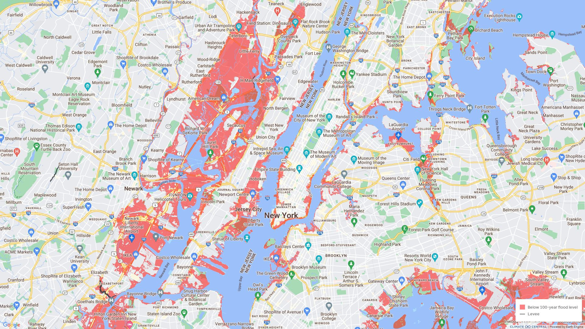 Interactive Map Shows Which Us Cities Will Be Underwater In 2050 pertaining to Us Navy Flood Map Of The Usa