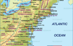 Karte Von Ostküste Usa (Region In Vereinigte Staaten) | Welt-Atlas.de for Map of East Side of USA