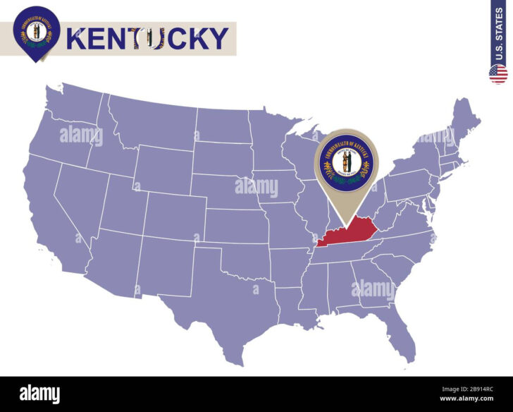 Where Is Kentucky On the Map of USA Where Is Kentucky On the Map of USA