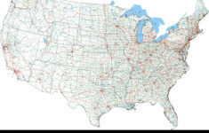 Komplexe Roadmap Der Usa Mit Interstates, Usa Autobahnen Und in Map of USA with Highways and Interstates