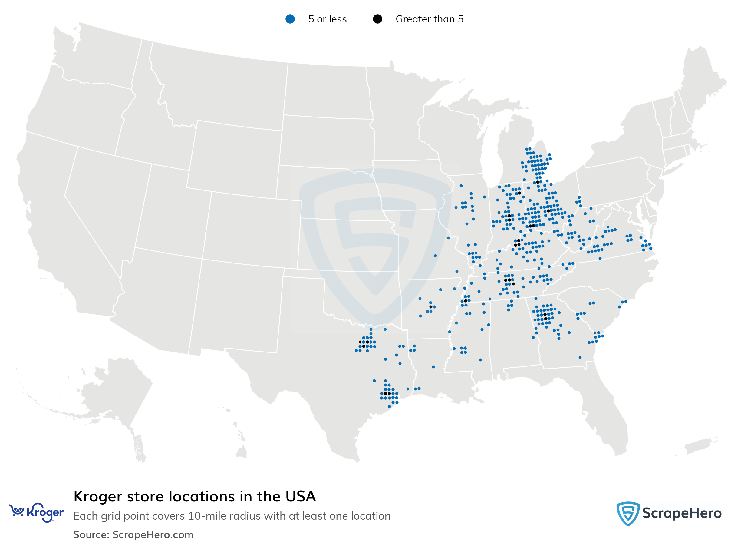 Kroger Store Locations In The Usa intended for Map Of Kroger Locations In Usa