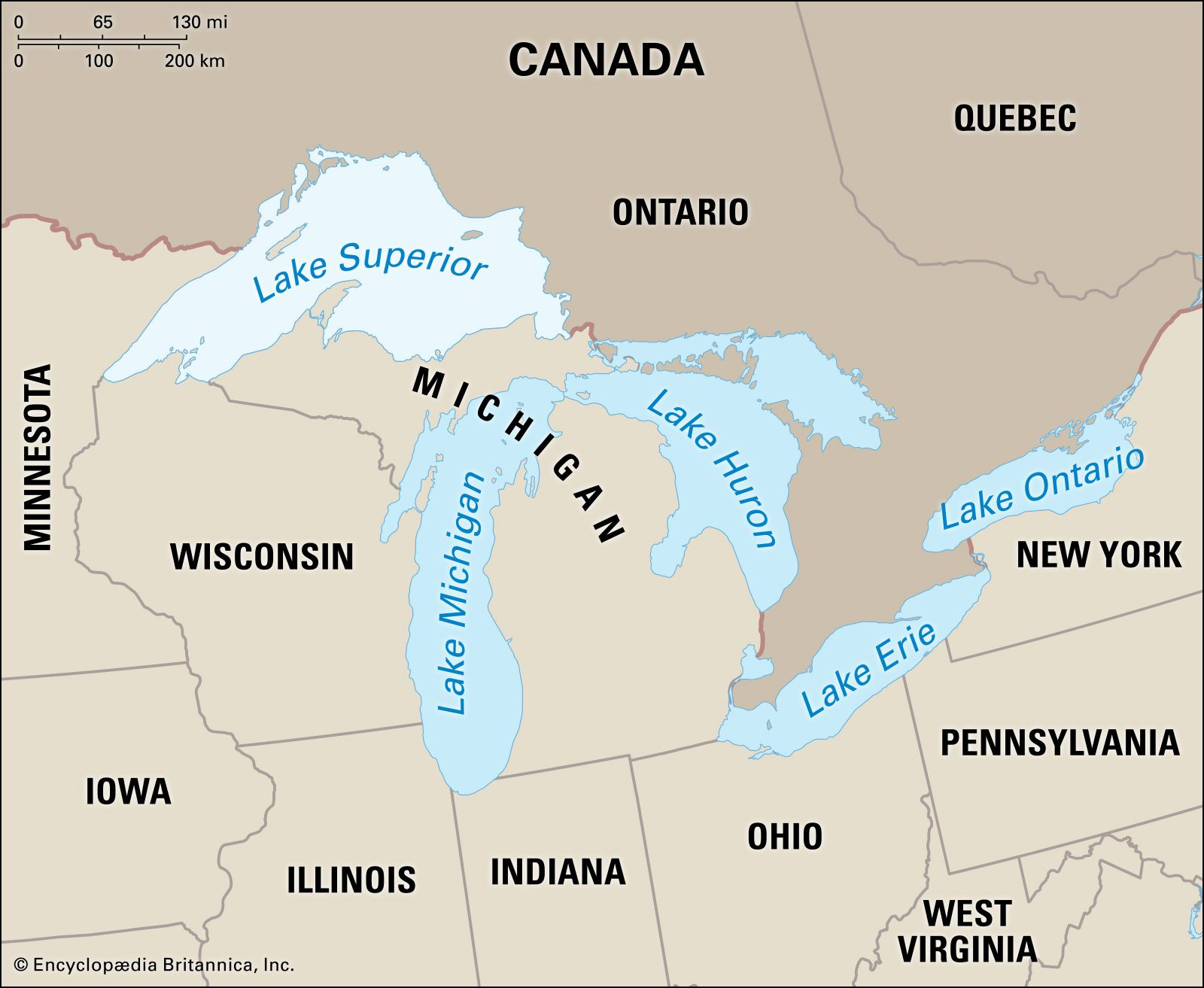Lake Superior | Islands, Depth, Size, Map, &amp;amp; Facts | Britannica with regard to Lake Superior On Map Of Usa