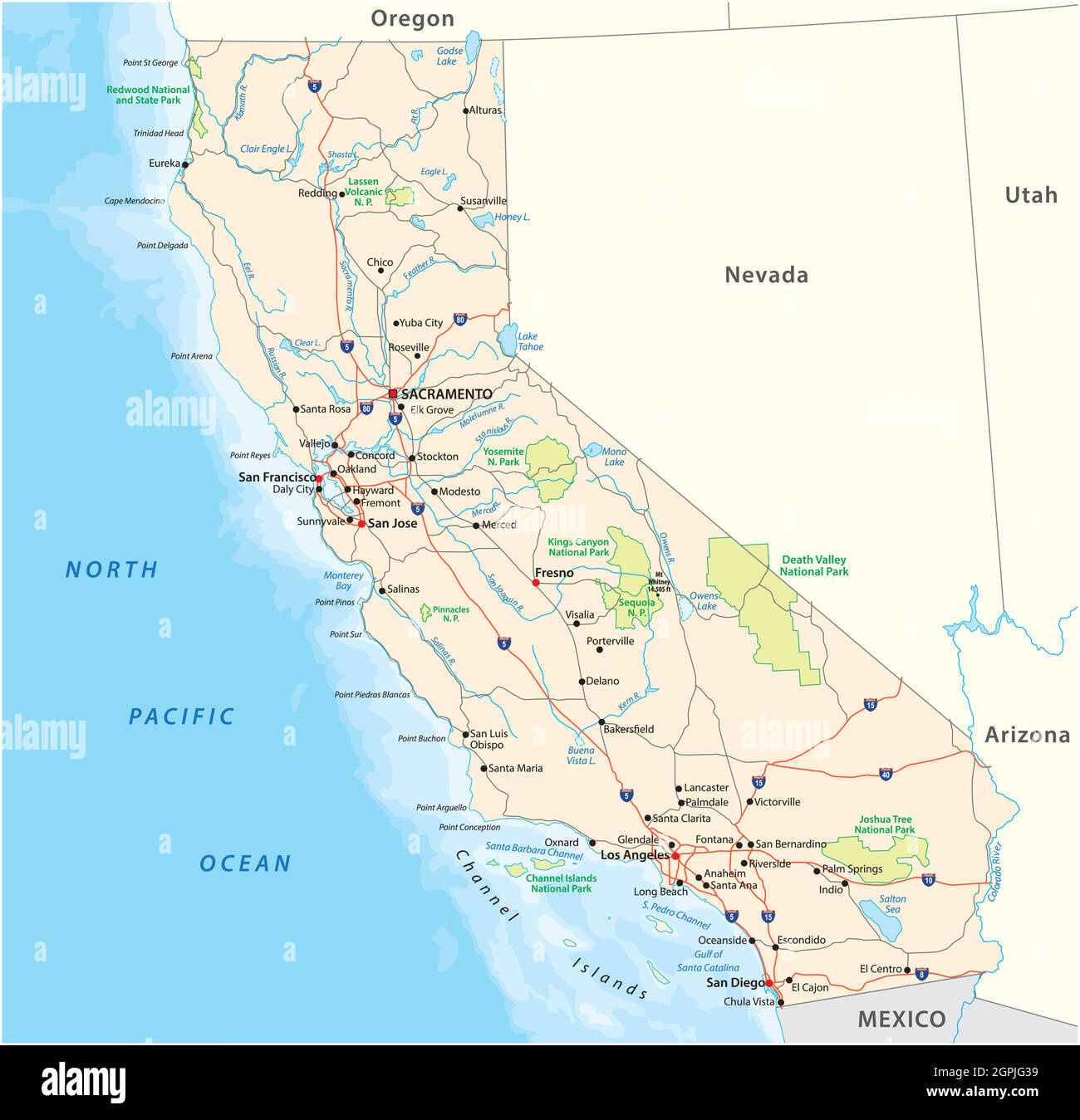 Lake Tahoe California Tourism Stock Vector Images - Alamy within Lake Tahoe On Map of USA