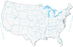 Lakes And Rivers Map Of The United States – Gis Geography pertaining to Map of the Rivers In the USA