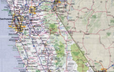 Large Detailed Road And Highways Map Of California State With All pertaining to Map of West Coast USA with Cities