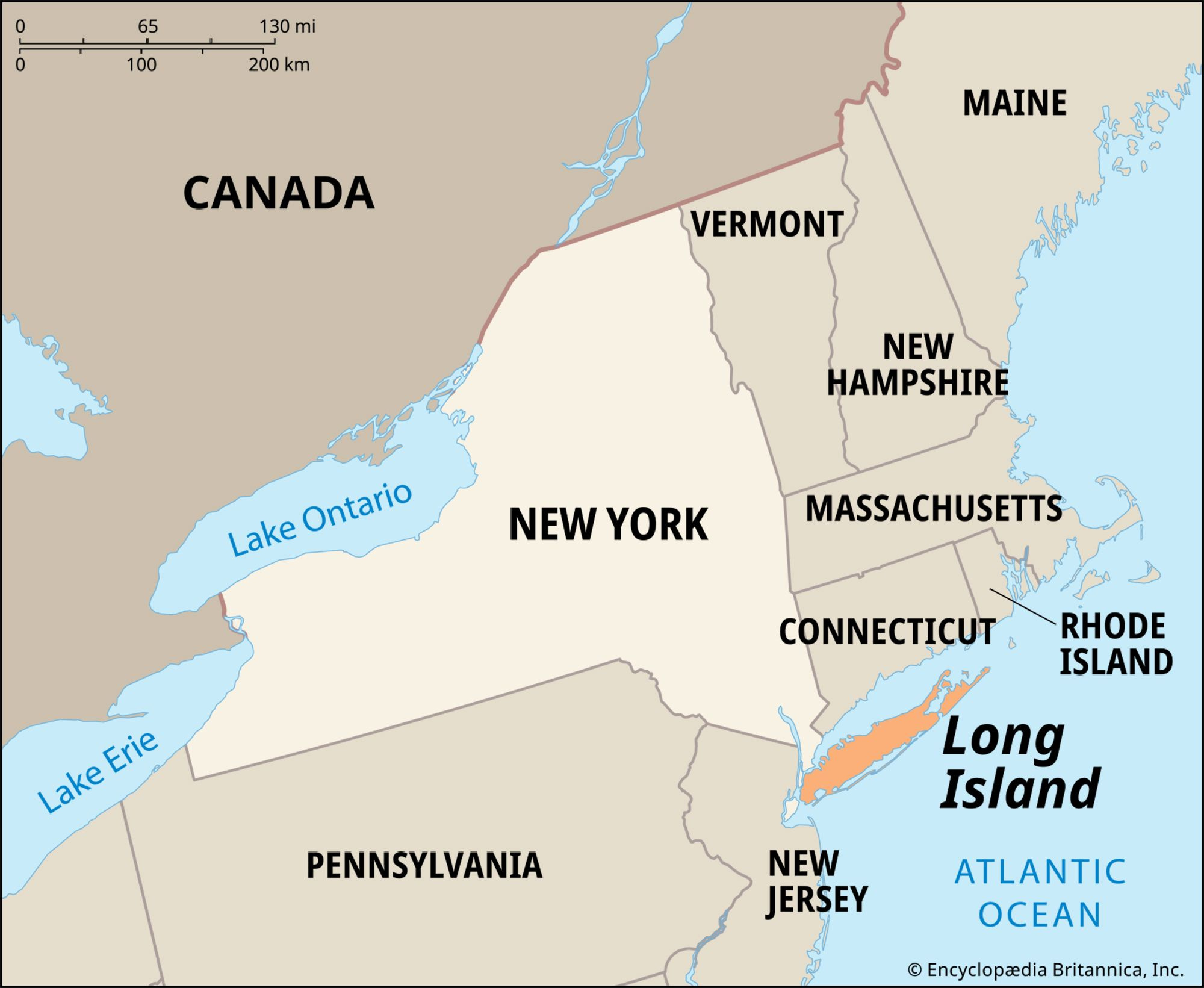 Long Island | Description, Map, &amp;amp; Counties | Britannica throughout Long Island On Map Of Usa