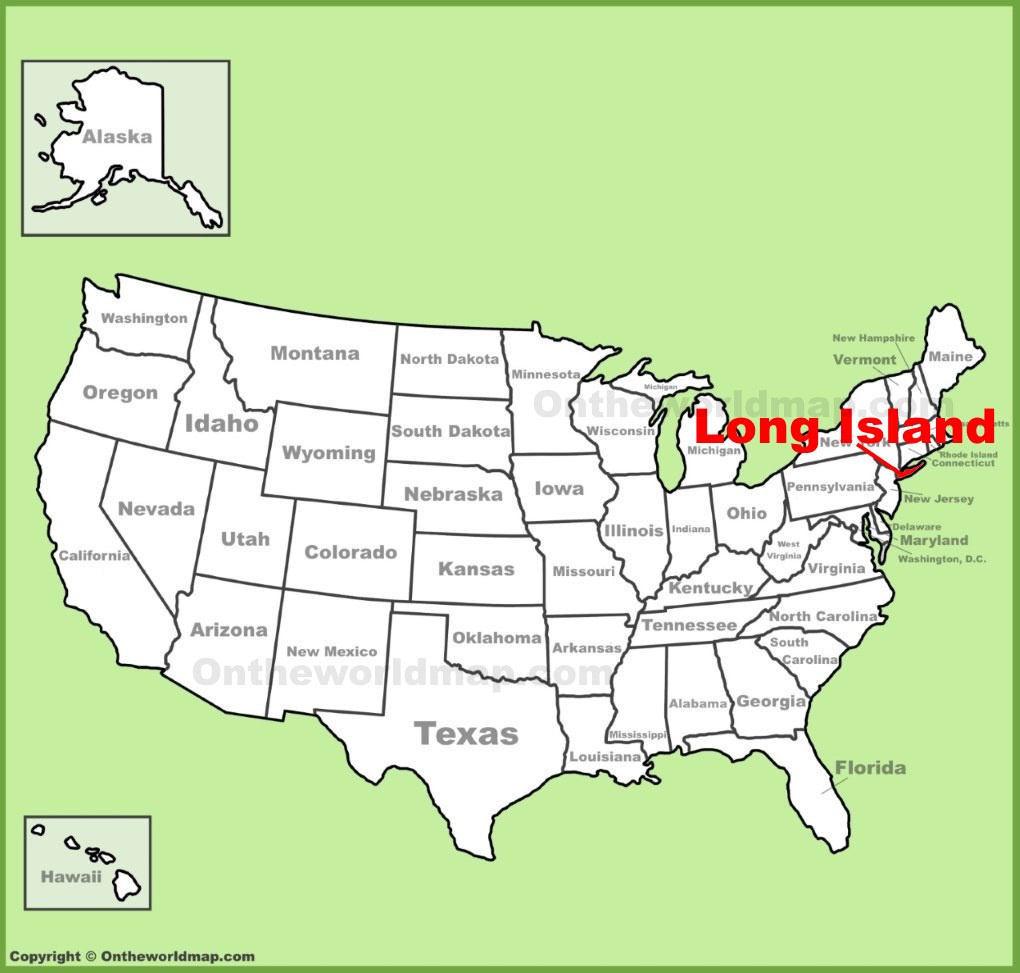 Long Island Map | New York, Usa | Map Of Long Island throughout Long Island On Map Of Usa