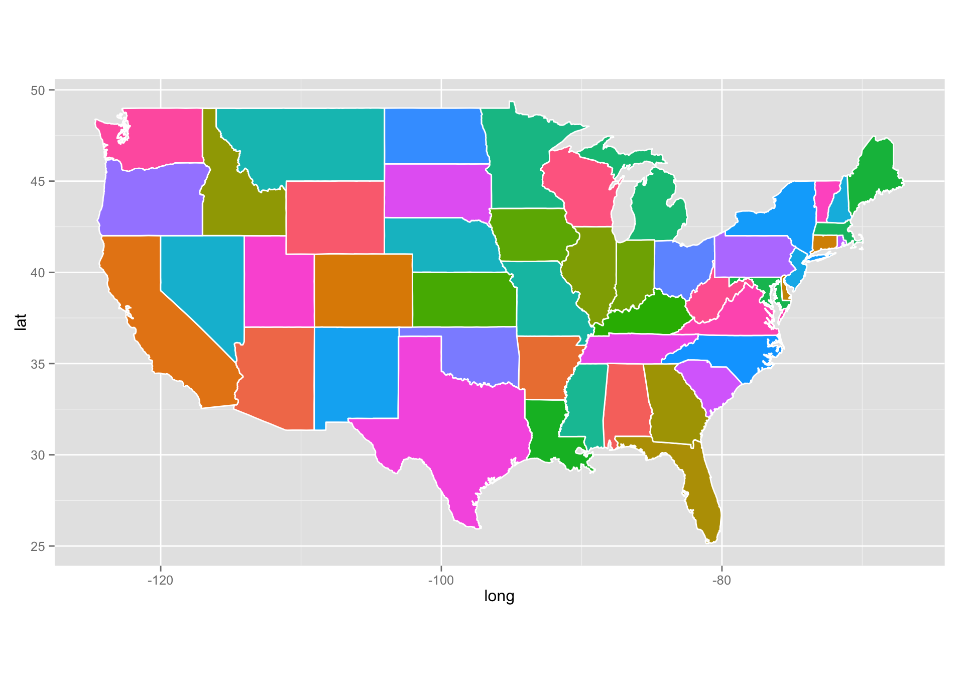 Making Maps With R · Reproducible Research. for R Plot Usa Map With Different Cluster Of States