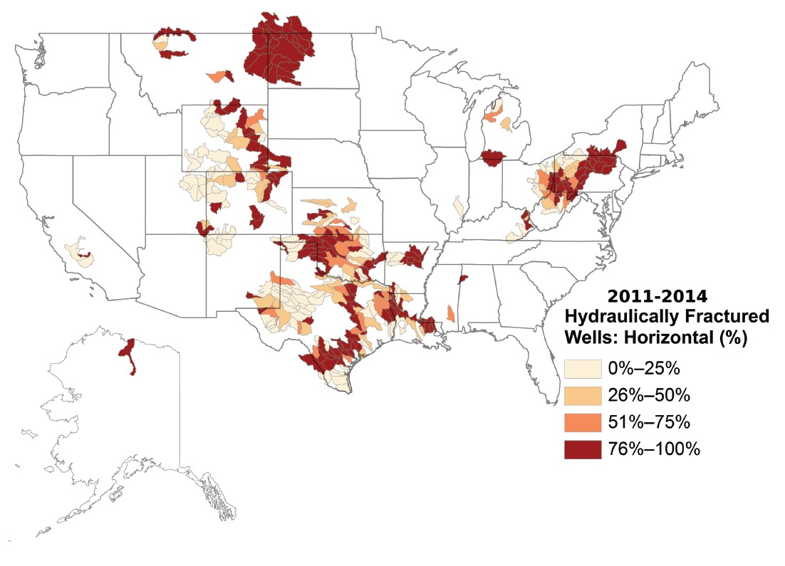 Map: Hydraulically Fractured Wells | U.s. Geological Survey with regard to Map of Fracking Sites In USA