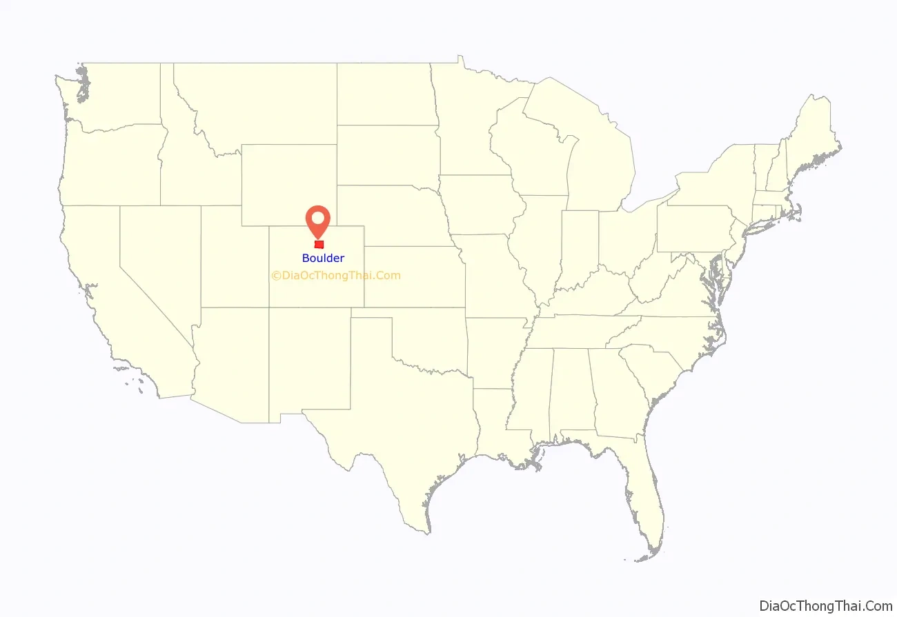 Map Of Boulder County, Colorado - Thong Thai Real for Boulder Colorado On Map Of Usa