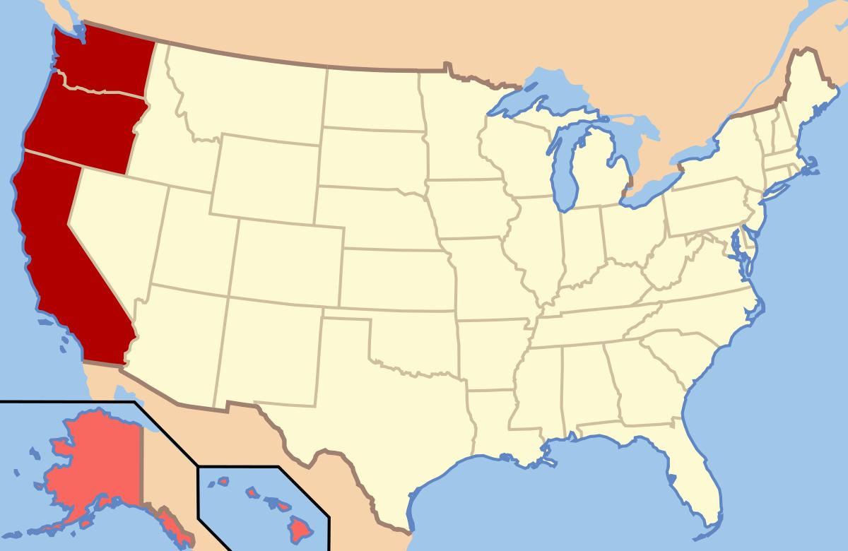 Map Of North West Usa - Map North West Usa (Northern America pertaining to Map of the North West USA