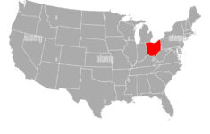 Map Of Ohio In Usa Stock Photo – Alamy with regard to Ohio In the Map of USA