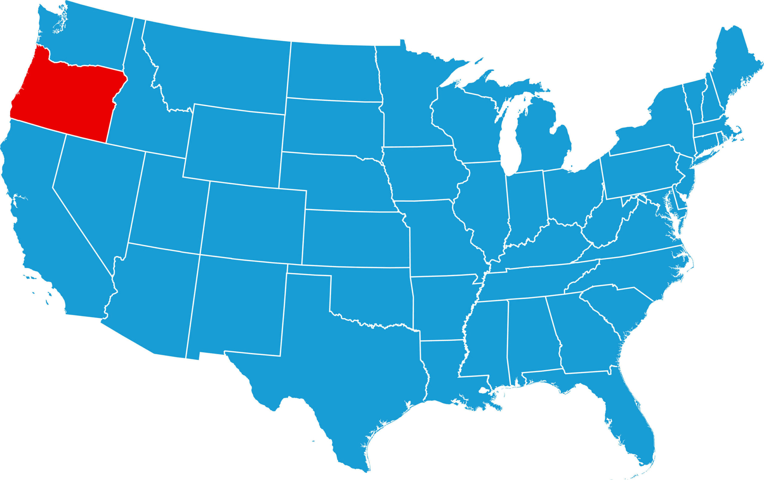 Map Of Oregon - Guide Of The World in Oregon On The Map Of Usa
