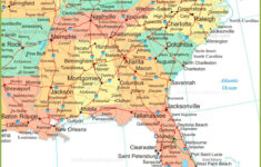 Map Of Southeastern United States – Ontheworldmap throughout Map of South East Coast USA