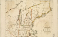 Map Of The Northern, Or, New England States Of America inside Map of New England USA with Cities
