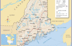 Map Of The State Of Maine, Usa – Nations Online Project throughout Map of Cities In Maine USA