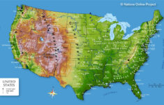 Map Of The United States – Nations Online Project in Map Of Mountains In The Usa
