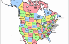 Map Of The United States With Annexed Canada & Mexico (Corrected throughout Map of USA with Mexico and Canada