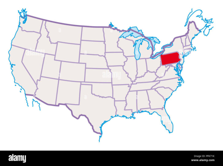 Where Is Pennsylvania On the Map of USA