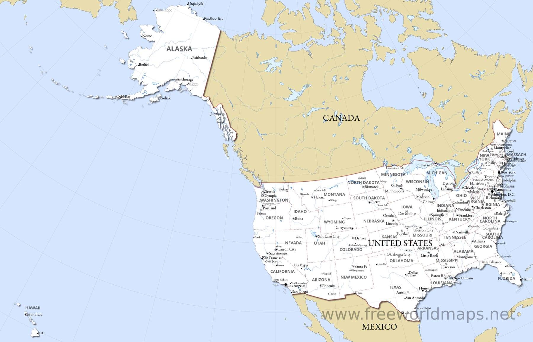 Map Of Usa States To Scale And To Correct Position. : R/Maps intended for Map Of Usa With Alaska To Scale