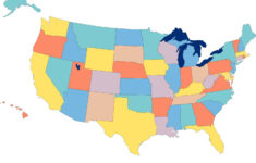 Maps Of The United States in State Map Of Usa Without Names