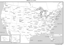 Maps Of The United States with Labeled Map Of Usa With Cities