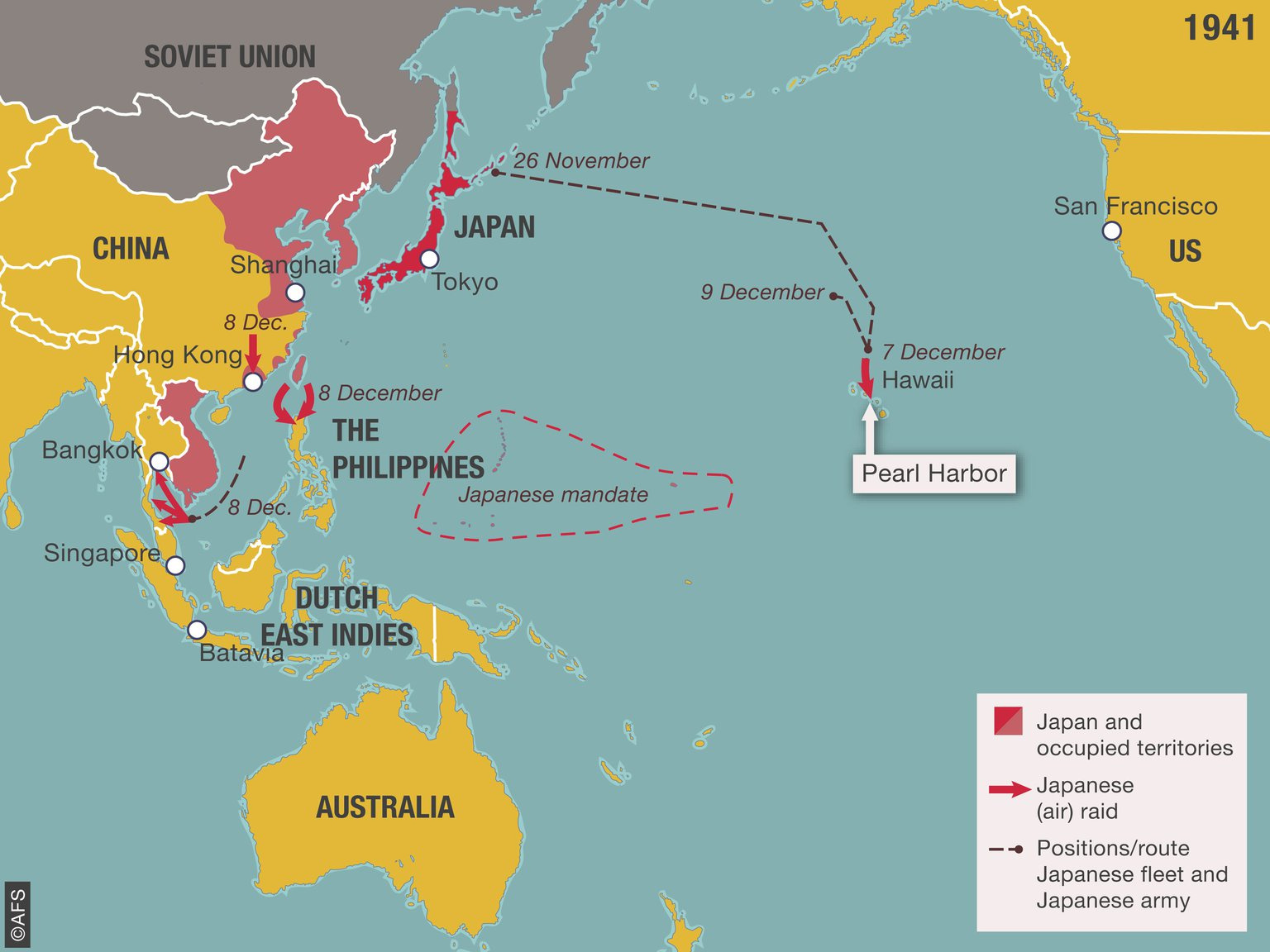 Maps Of The War In Asia | Anne Frank House pertaining to Map of Japan Hawaii and USA
