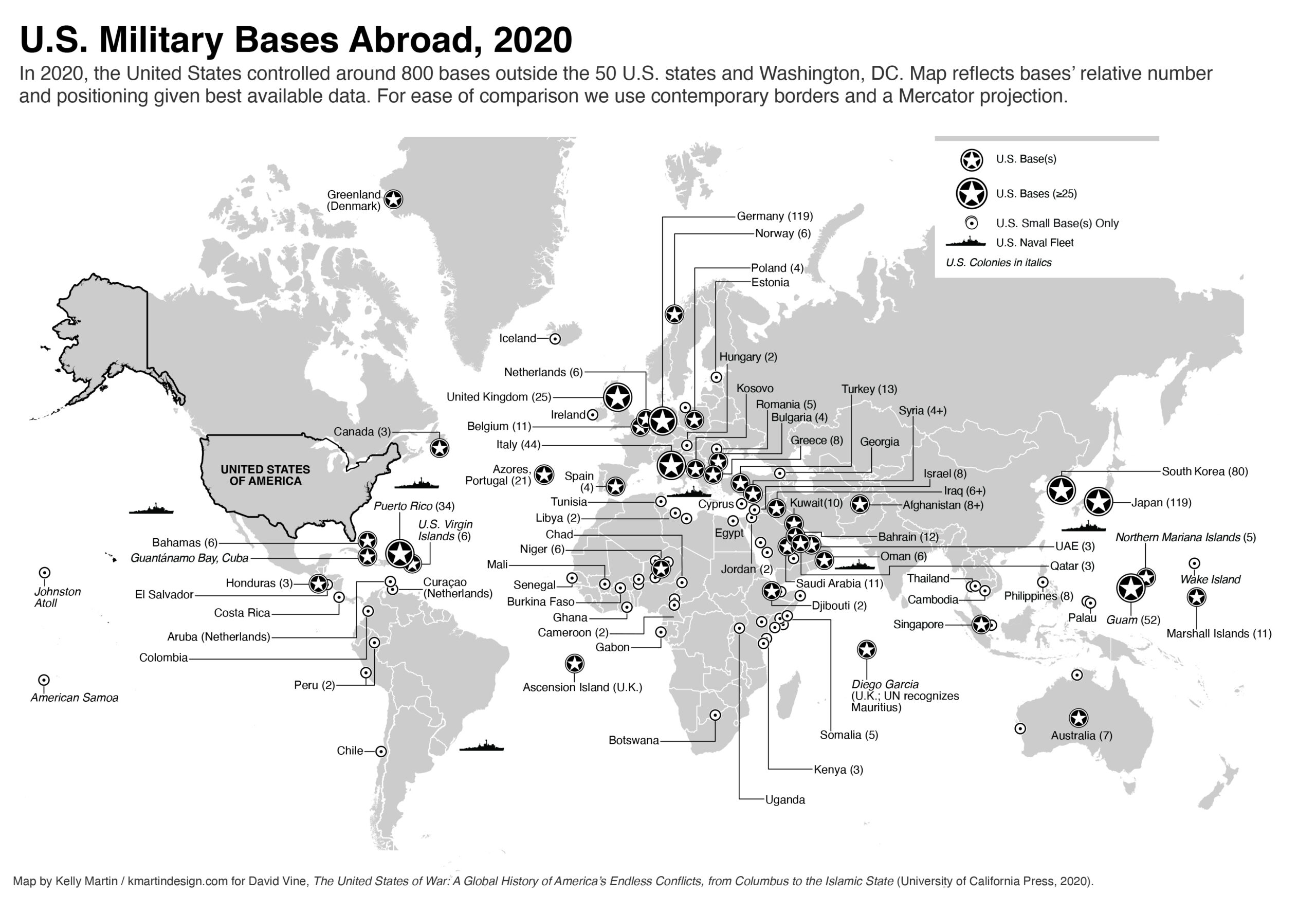 Maps Of U.s. Military Bases Abroad From The Books &amp;quot;Base Nation throughout Map Of Usaf Bases In Usa