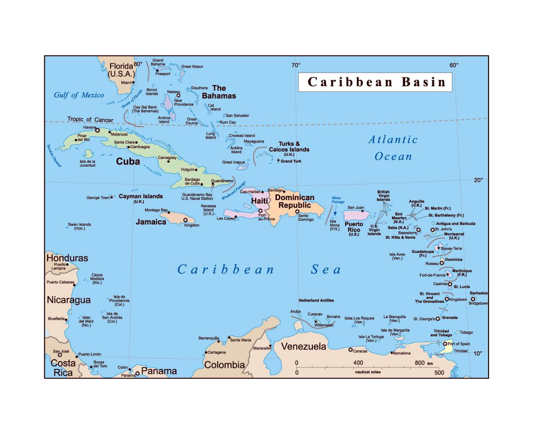 Maps Of Us Virgin Islands | Collection Of Maps Of United States regarding Map of USA and Surrounding Islands